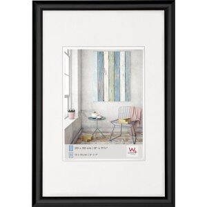 Telaio in plastica Walther XL Trendstyle 60x80 cm nero