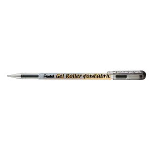 Roller in gel per tessuti 0,5 mm nero