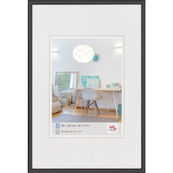 Walther Telaio in plastica New Lifestyle 59,4x84,1 cm nero DIN A1