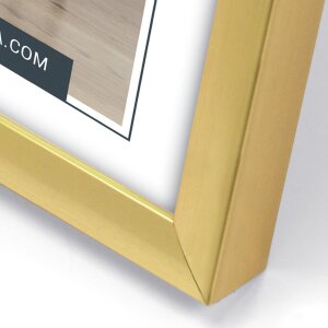 Cornice in plastica ZEP New Easy 21x29,7 cm oro Cornice per documenti DIN A4