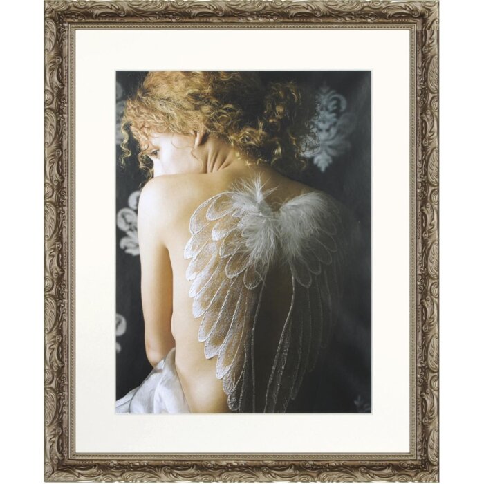 Cornice barocca chic 40x50 cm champagne
