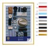 Cornice in plastica Napoli 60x80 cm oro