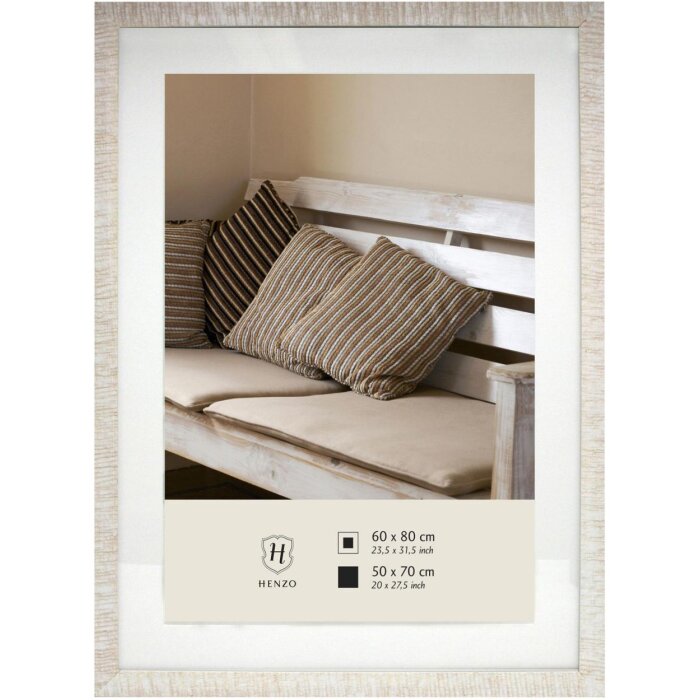 Cornice in legno Driftwood 60x80 cm bianco