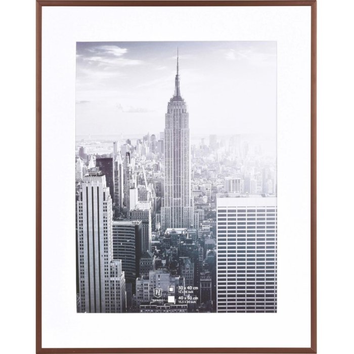 Henzo Telaio in alluminio Manhattan 40x50 cm bronzo
