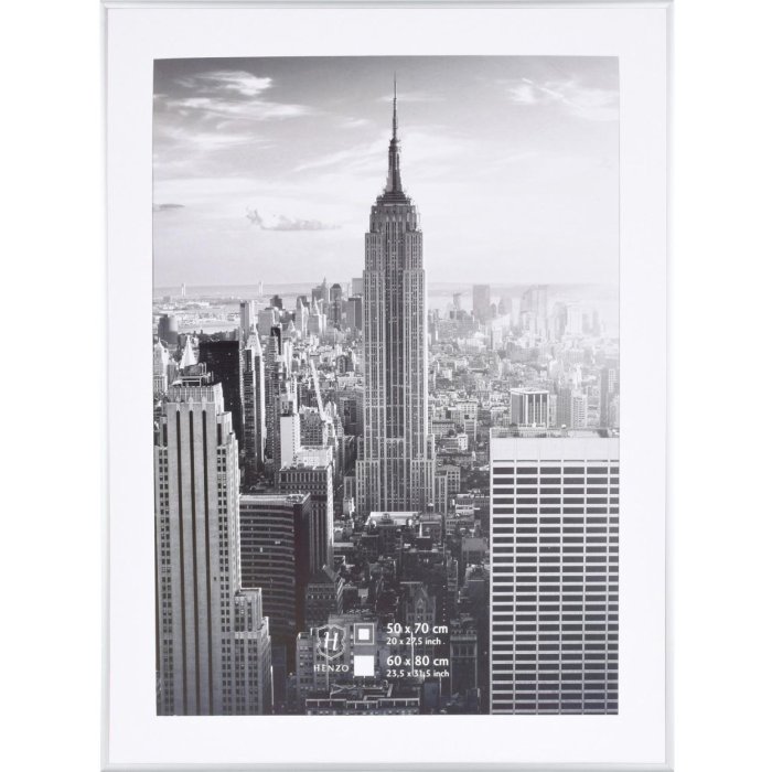 Henzo telaio in alluminio Manhattan 60x80 cm argento