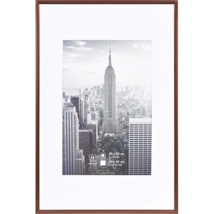 Henzo Telaio in alluminio Manhattan 30x45 cm bronzo