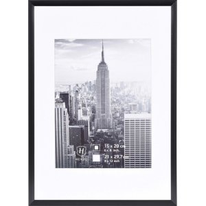 Telaio in alluminio Henzo Manhattan 21x30 cm nero