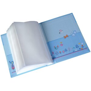 Baby Moments Slip Album 36 foto 10x15 cm blu