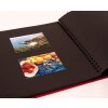 HNFD Maxi album fotografico Lona 100 pagine nere 34,5x33 cm