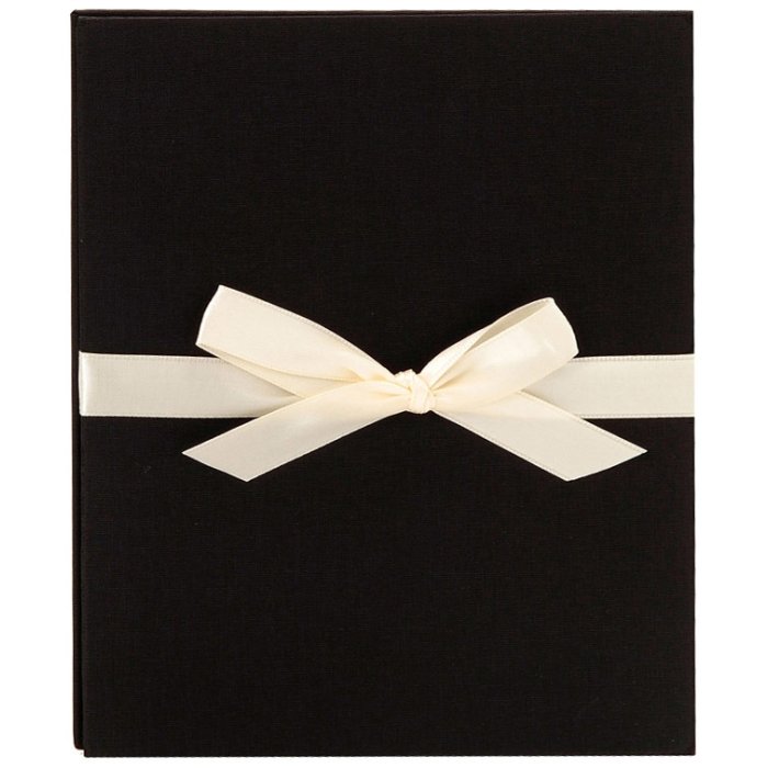 Goldbuch Lino Leporello Cartella 10 foto 13x18 cm nero