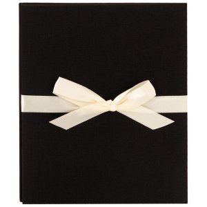 Goldbuch Lino Leporello Cartella 10 foto 13x18 cm nero