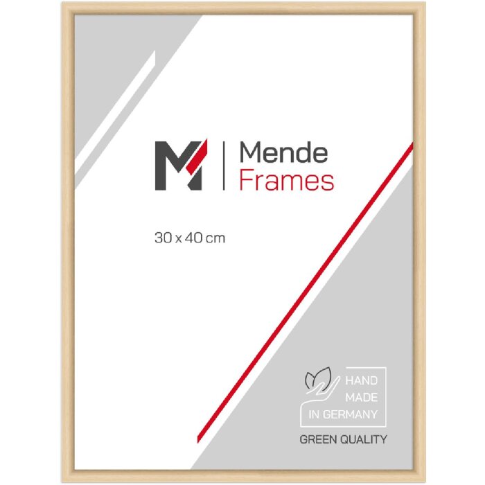 Cornice in legno H003 vetro antiriflesso 15x15 cm natura