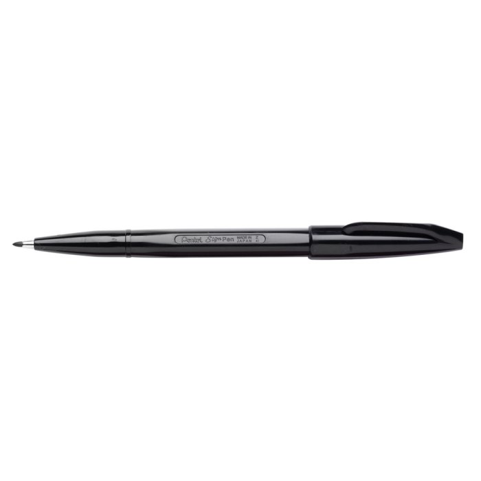 Pentel SIGN PEN penna a punta in fibra 0,8 mm nero