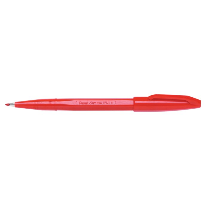 Penna in fibra Pentel SIGN PEN 0,8 mm rosso