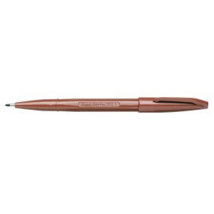 Penna in fibra Pentel SIGN PEN 0,8 mm marrone