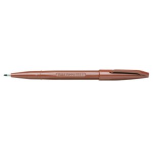 Penna in fibra Pentel SIGN PEN 0,8 mm marrone
