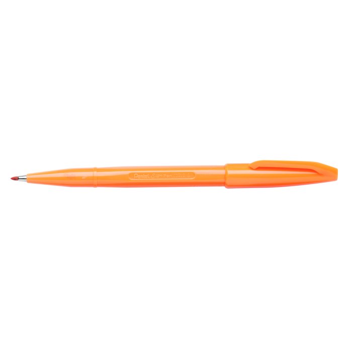 Pentel SIGN PEN 0,8 mm punta in fibra arancione