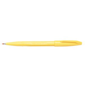 Penna con punta in fibra Pentel SIGN PEN gialla 0,8 mm di...