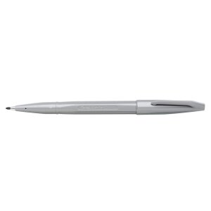 Pentel SIGN PEN penna a punta in fibra grigia con tratto...
