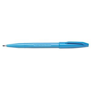 Penna con punta in fibra Pentel SIGN PEN 0,8 mm blu chiaro