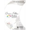 Confezione da 5 cartoncini doppi Polline 105x148 mm Papavero bianco