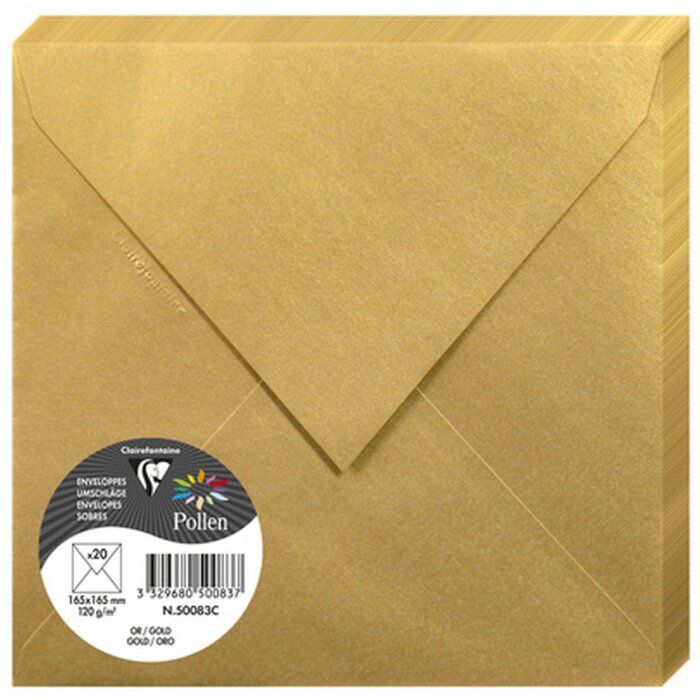 Buste oro 165x165 mm - 50083c