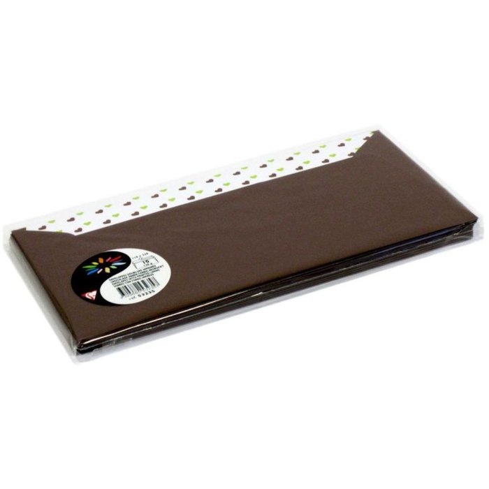 IGEL Buste marrone cioccolato 110x220 mm - 53235C