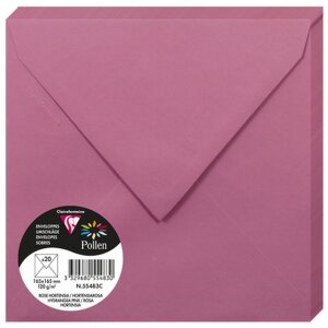 Buste rosa ortensia 165x165 mm - 55483C