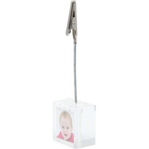 Cubo foto clip con cubo foto piccolo per 1 immagine