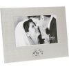 Portafoto Manasa in metallo 10x15 cm con anelli nuziali