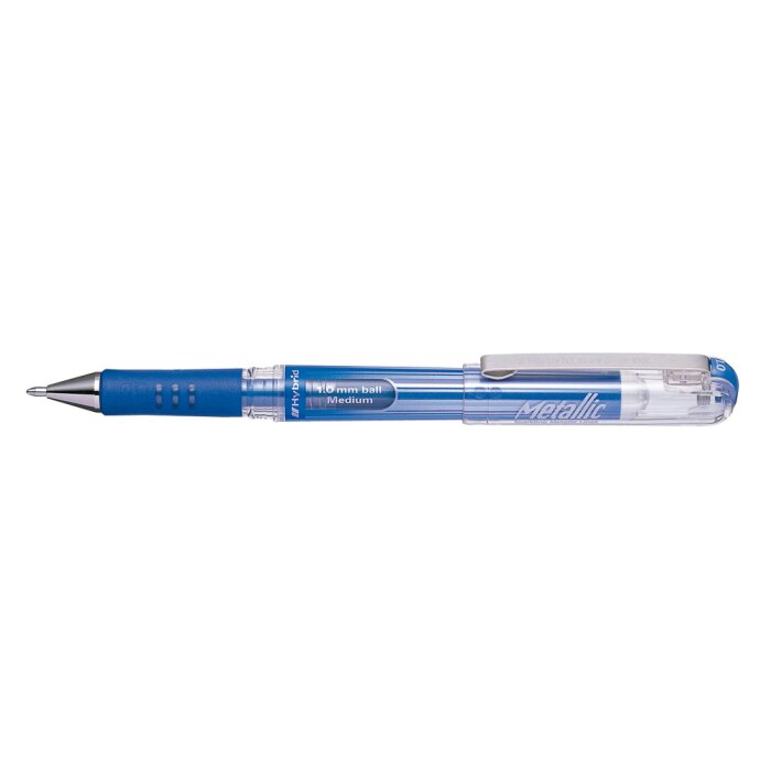 Roller a inchiostro gel HybridGel Grip DX 0,5 mm blu metallizzato