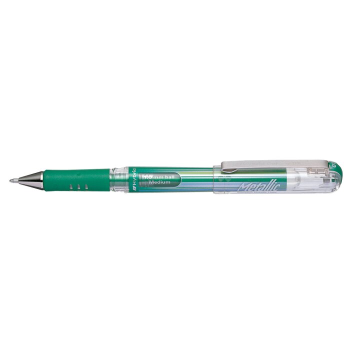 roller verde metallizzato HybridGel Grip DX 0,5 mm