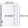 Indice DIN A4 con 10 schede