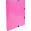 Raccoglitore ad anelli con elastico 4 anelli 15mm Iderama - A4 viola rosa