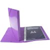 Raccoglitore ad anelli con elastico 4 anelli 15mm Iderama - A4 viola Viola
