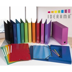 Cartella Iderama Prem Touch® Spine 70mm Nero
