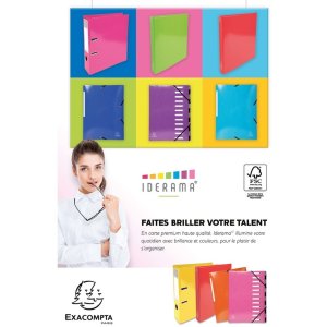Cartella Iderama Prem Touch® Spine 70mm Nero