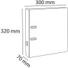 Cartella Iderama Prem Touch® Spine 70mm Nero