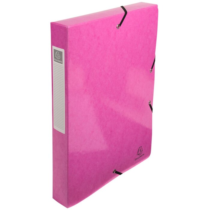 Scatola archivio Iderama, colonna vertebrale 40mm - 24x32cm Rosa