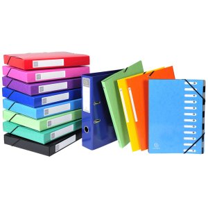 Scatola archivio Iderama, colonna vertebrale 40mm - 24x32cm Rosa