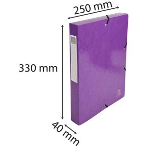 Scatola darchivio Iderama, dorso 40mm - 24x32cm Viola
