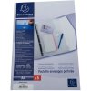 5 tasche portadepliant perforate in pp con chiusura a velcro - a4