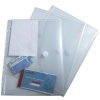 5 tasche portadepliant perforate in pp con chiusura a velcro - a4
