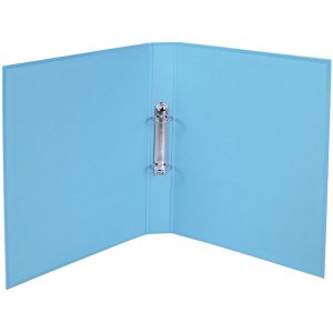 Raccoglitore ad anelli in cartone a4 2 anelli 30mm Iderama azzurro