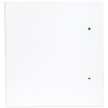 Raccoglitore ad anelli 2 anelli a D 60mm 3 tasche esterne A4 Maxi Krea Cover Bianco