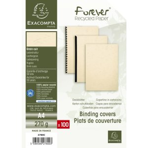 Confezione da 100 - Evercover A4 270g Avorio