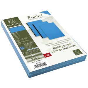 Confezione da 100 - Evercover A4 270g blu