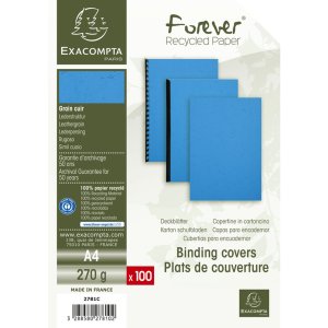 Confezione da 100 - Evercover A4 270g blu