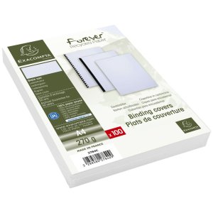 Confezione da 100 - Evercover A4 270g Bianco