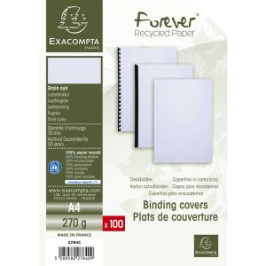 Confezione da 100 - Evercover A4 270g Bianco